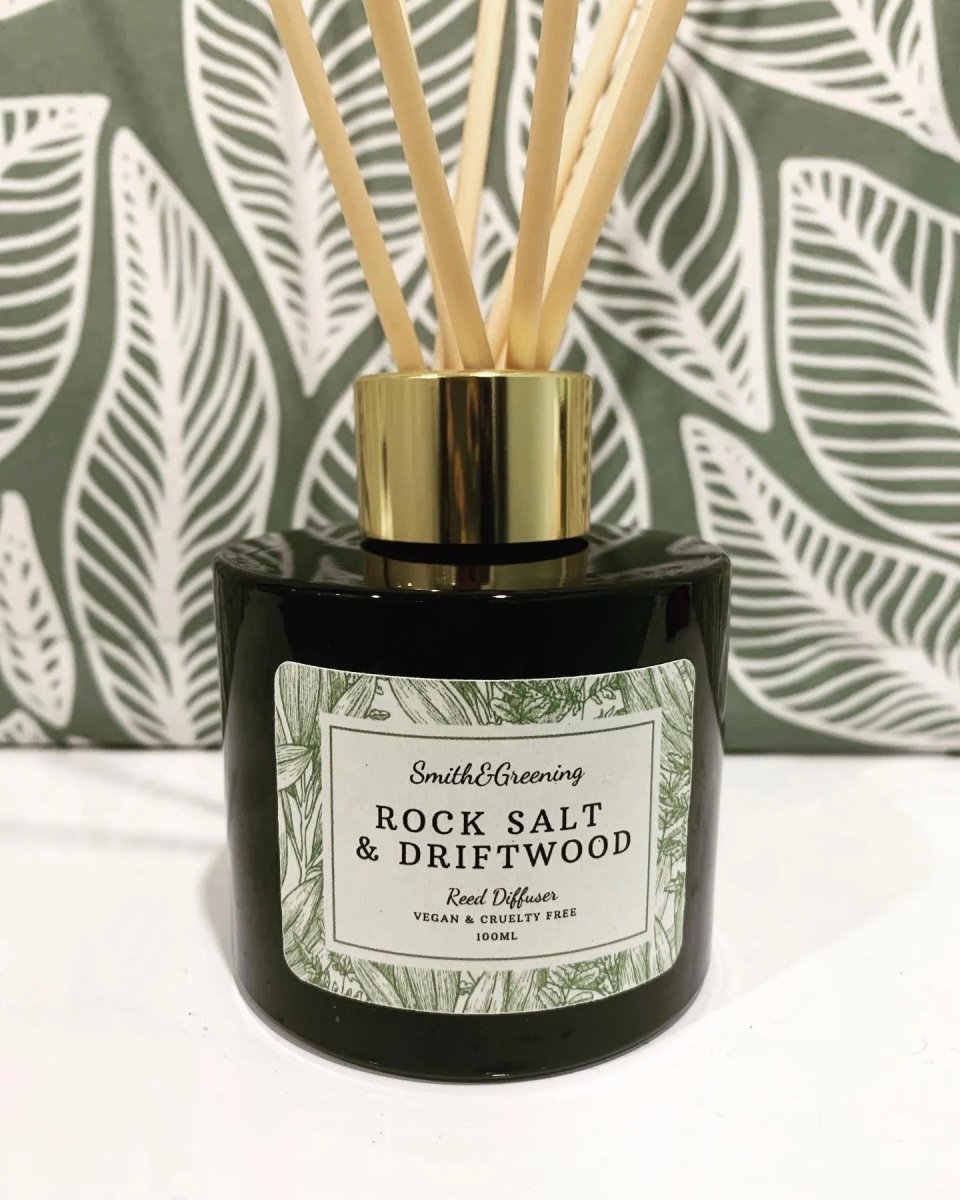 Rock Salt and Driftwood Reed Diffuser - Smith and Greening_Just Makers