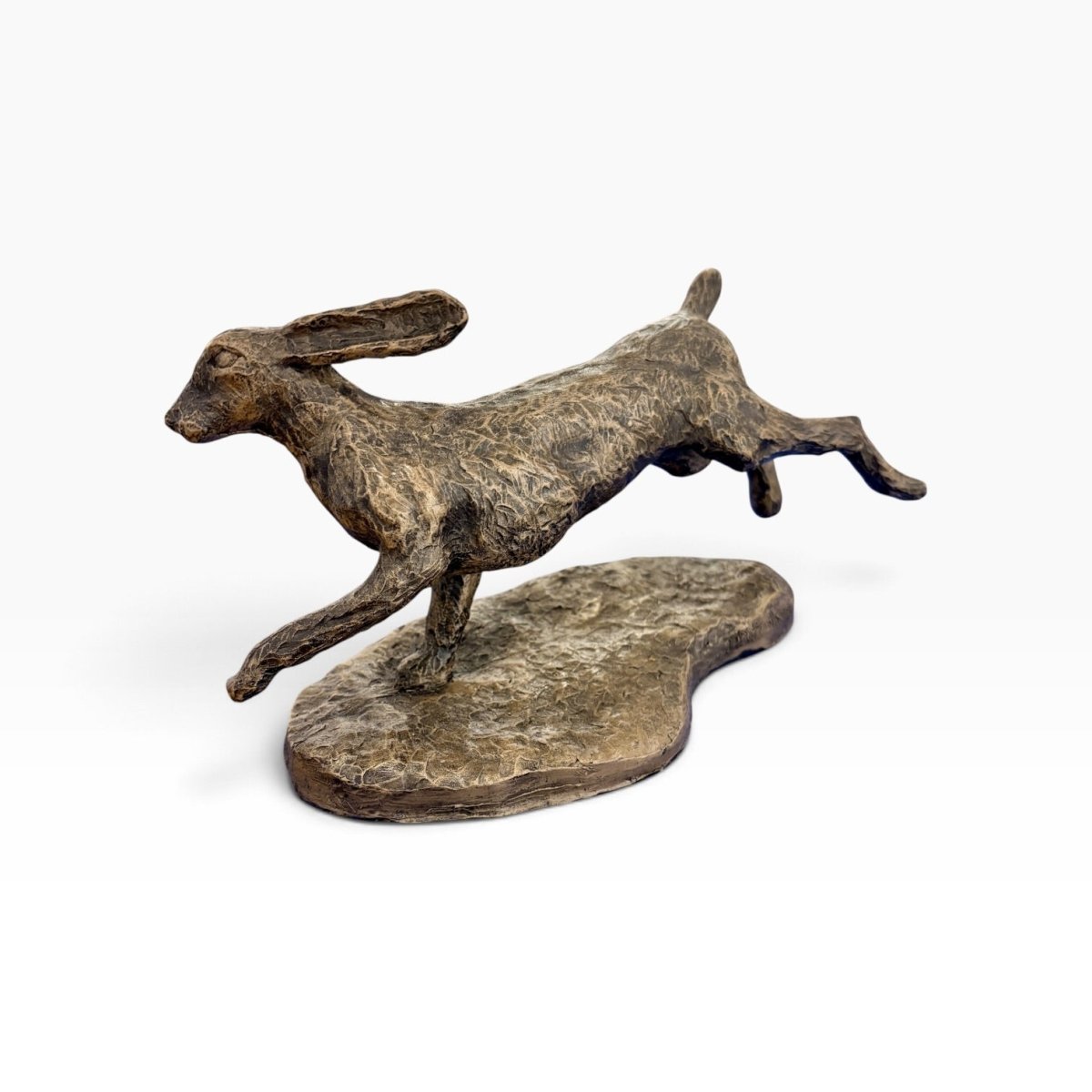 Running Hare Sculpture Medium – John Rattenbury_Just Makers