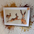 Running Leaping Hares A3 Print - The Proverbial Hare_Just Makers