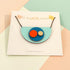 Semi-Circle Colour Burst Necklace - Red Paper House_Just Makers