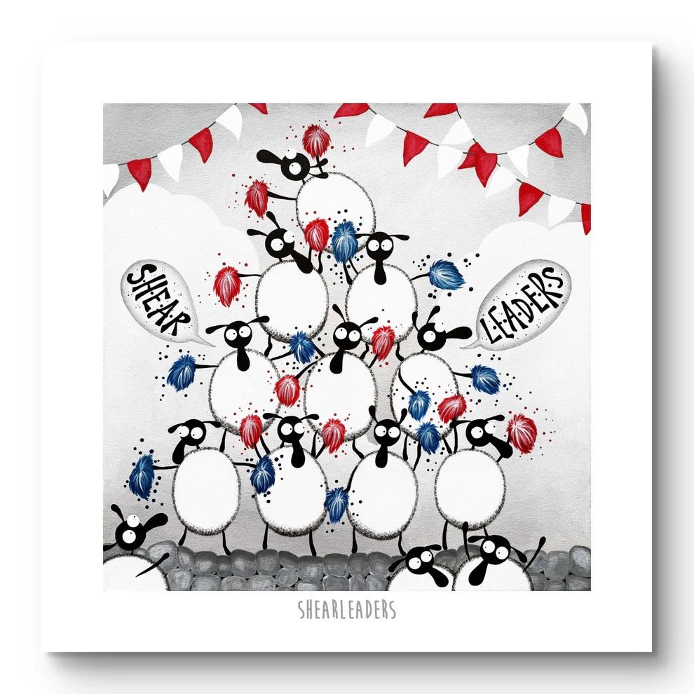 Shearleaders 10" Print - Mervyn Tay Art_Just Makers