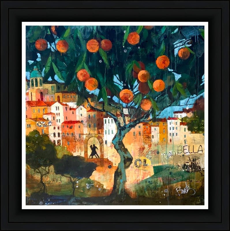 Sicilian Oranges Mounted Print - Richard Burel_Just Makers