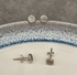 Silver Disc Studs - Tori Foster Jewellery - Just Makers Tori Foster Jewellery