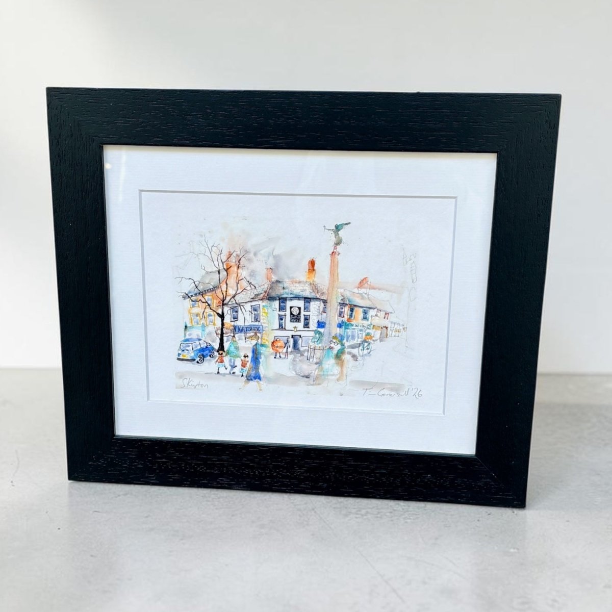 Skipton Framed A5 Print - Tim Gomersall Art_just makers