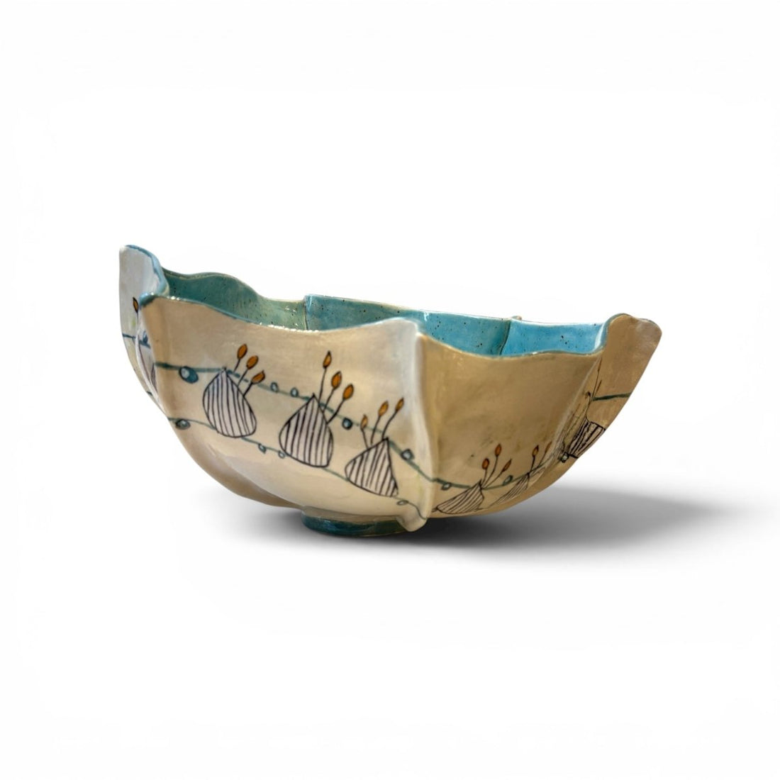 Skyparty Bowl - Kissed Frog Ceramics_Just Makers