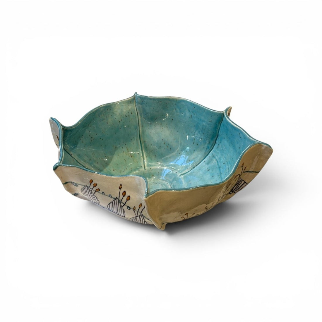 Skyparty Bowl - Kissed Frog Ceramics_Just Makers