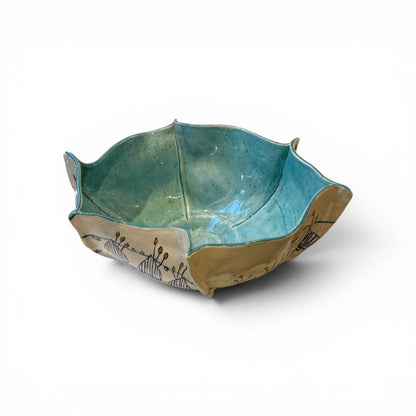 Skyparty Bowl - Kissed Frog Ceramics_Just Makers