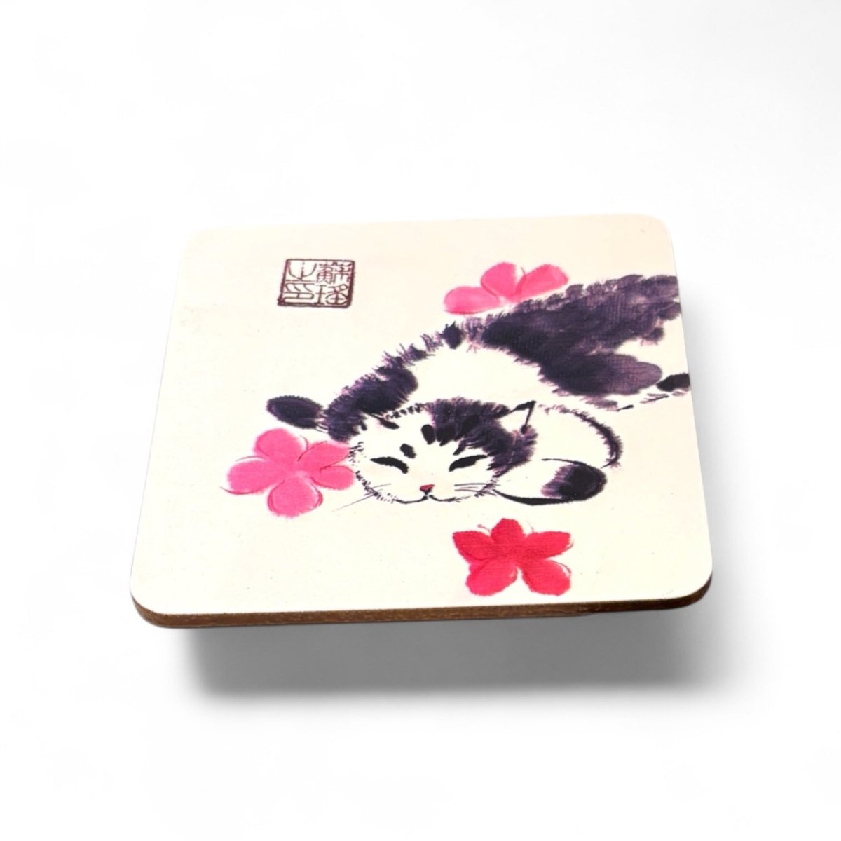 Sleeping Cat Coaster - Su Yao_Just Makers