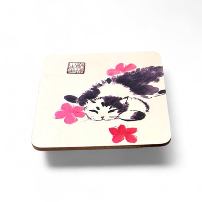 Sleeping Cat Coaster - Su Yao_Just Makers
