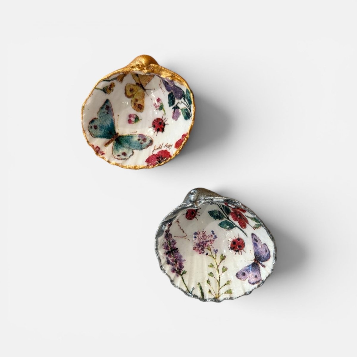 Small Flower and Butterfly Shell - Sarah Tustin_just makers