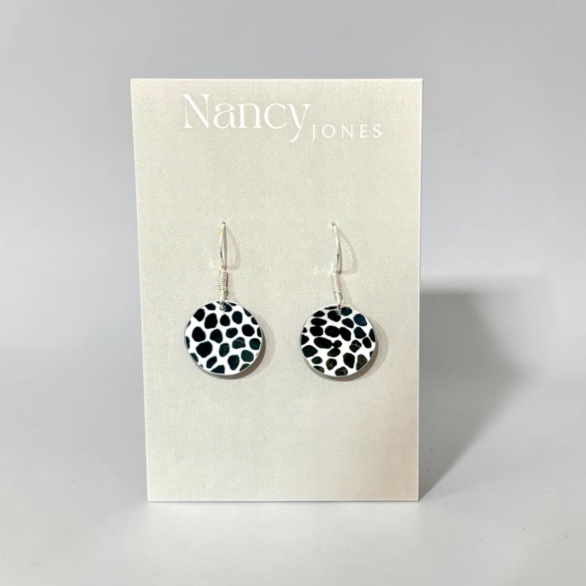 Small Safari Disc Earrings - Nancy Jones_just makers