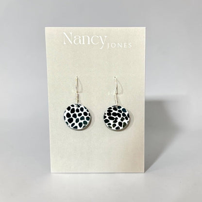 Small Safari Disc Earrings - Nancy Jones_just makers