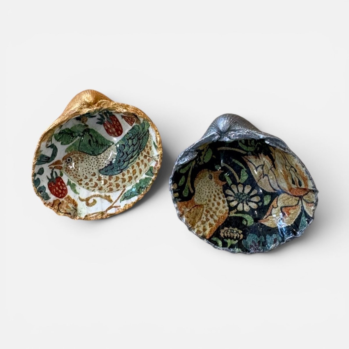 Small Strawberry Thief Shell - Sarah Tustin_just makers