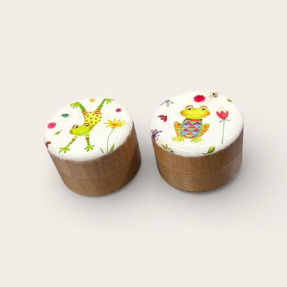 Small Wooden Frog Box - Sarah Tustin_Just Makers