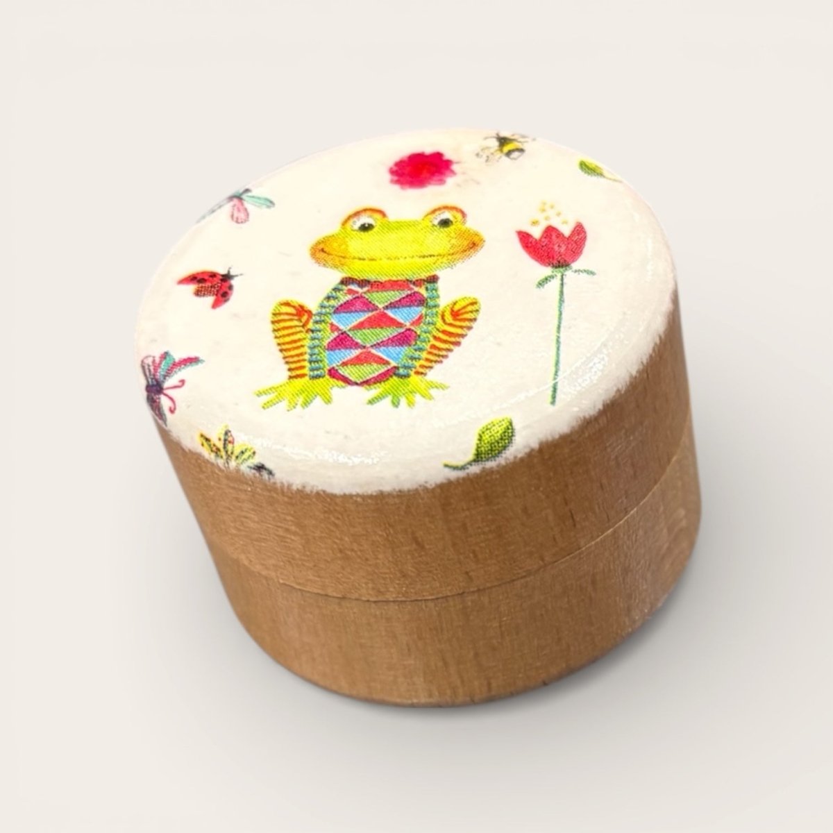 Small Wooden Frog Box - Sarah Tustin_Just Makers