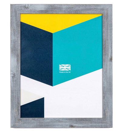 Solid Wood Stylish Blue/Grey Frame 16" x 12"_Just Makers