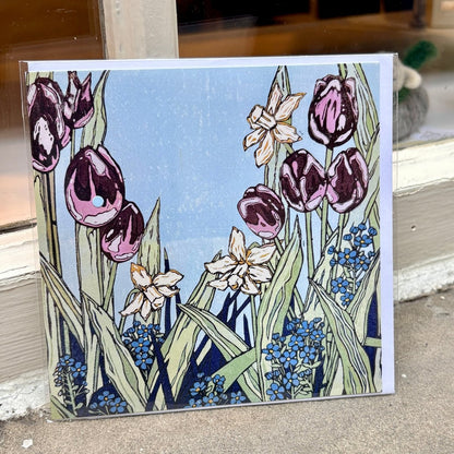 Spring in the Garden Greeting Card - Rachel Knowles_Just Makers