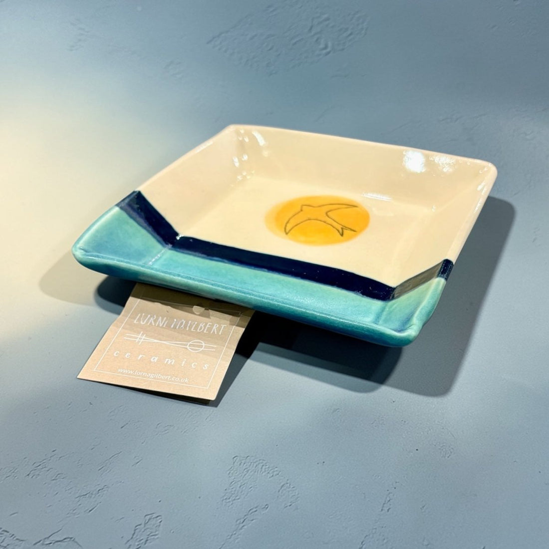 Square Dish - Golden Swift - Lorna Gilbert_Just Makers