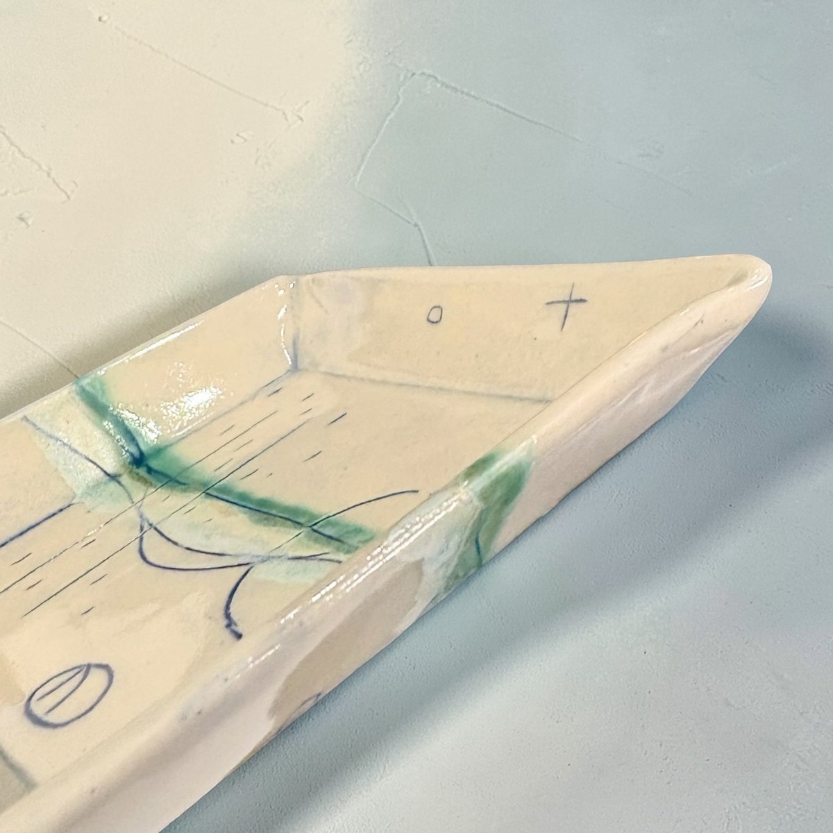 Square Dish - Seascape - Lorna Gilbert_Just Makers