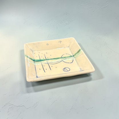 Square Dish - Seascape - Lorna Gilbert_Just Makers