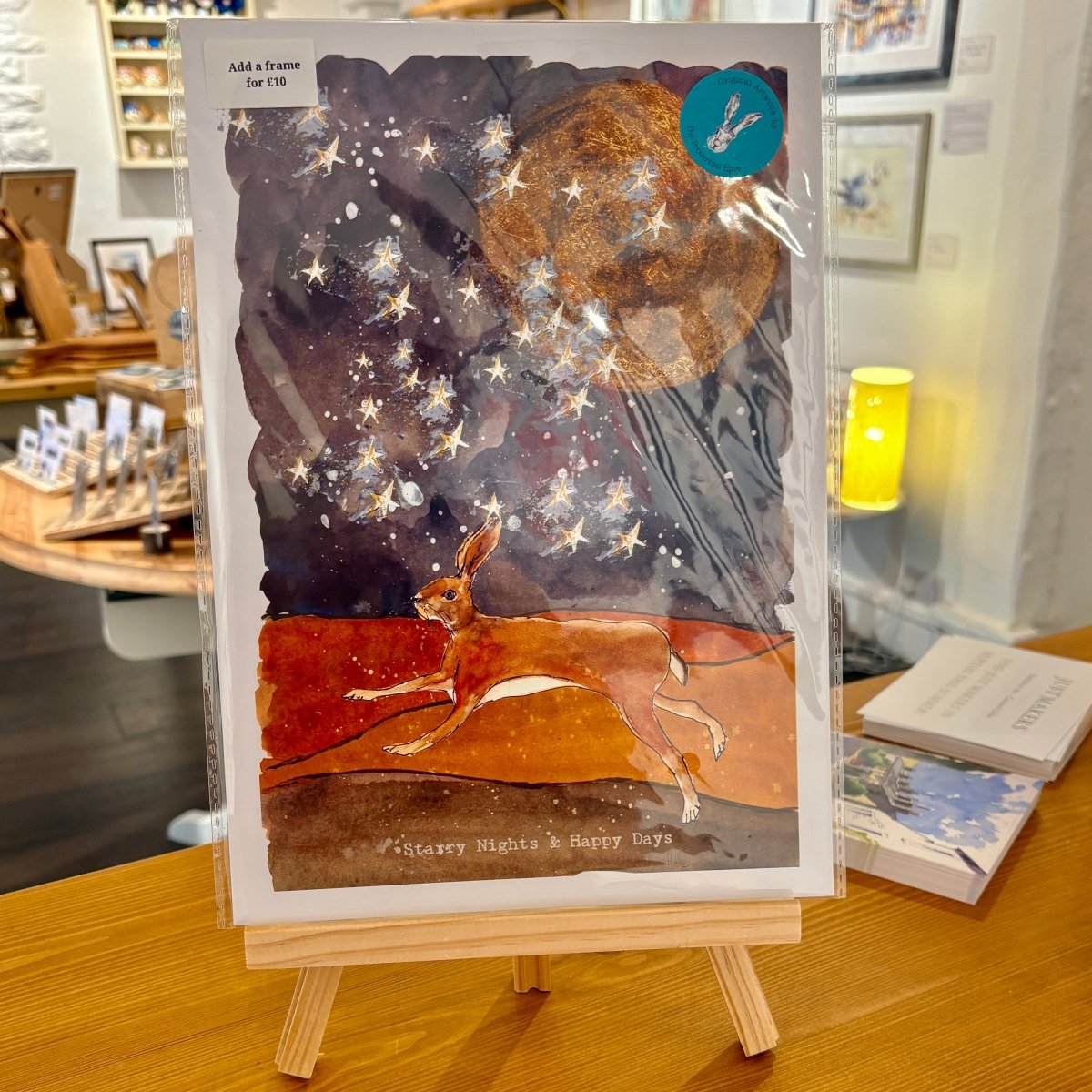 Starry Nights A4 Print - The Proverbial Hare_Just Makers