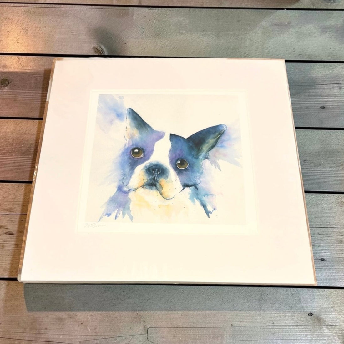 Stella the French Bulldog Giclee Print - Sandie Turner_just makers