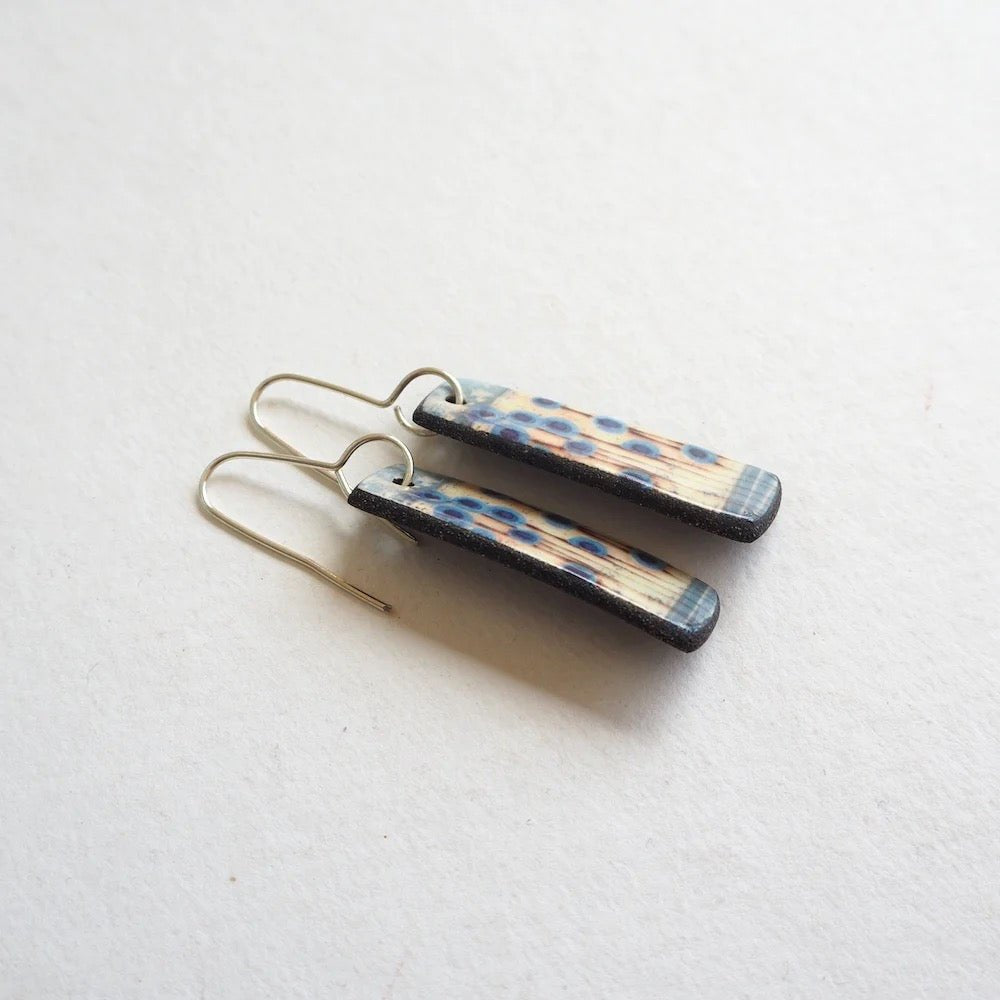 Stems Elements Range Drop Earrings - Karen Howarth Ceramics_Just Makers