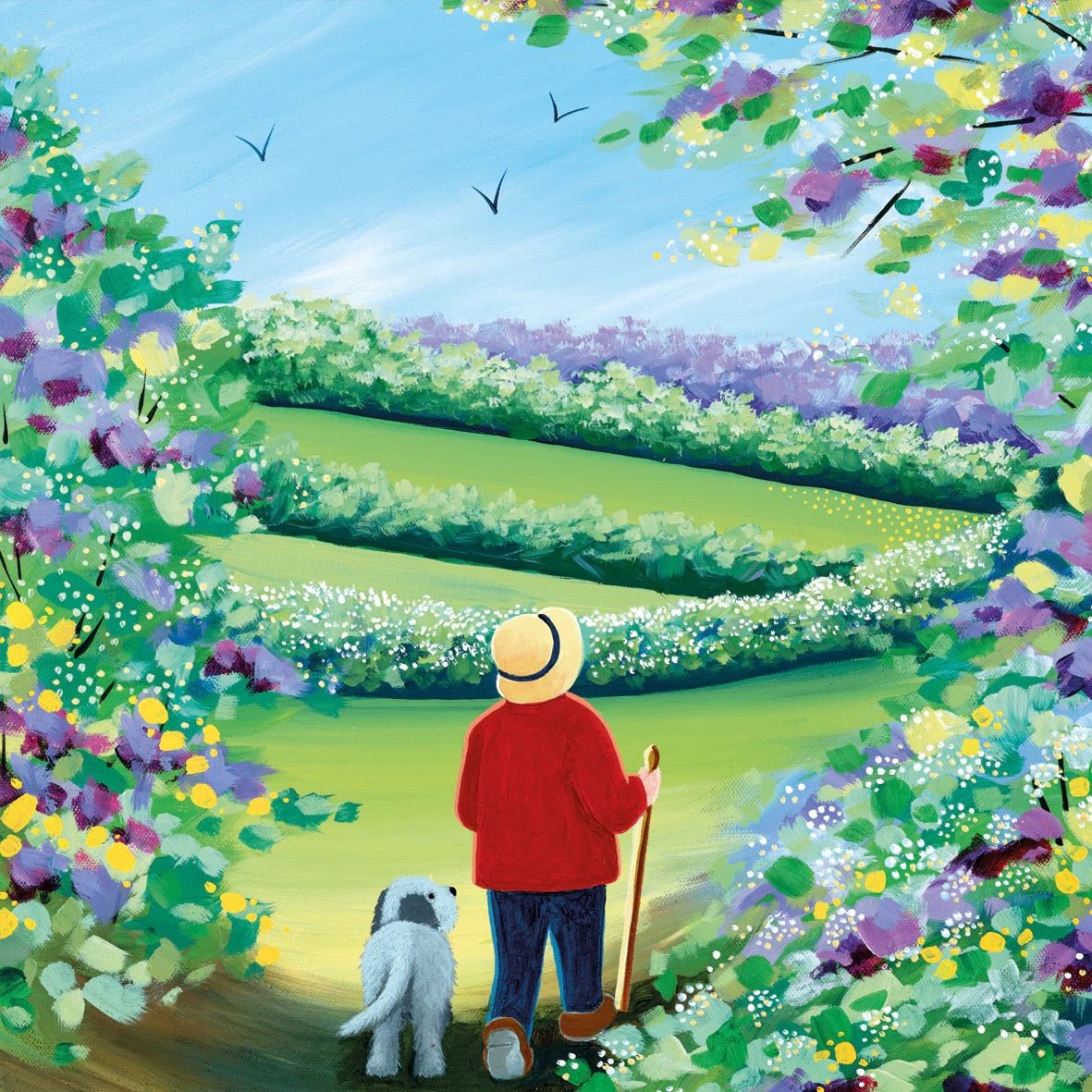 Strolling into Spring Print - Nikky Corker_Just Makers