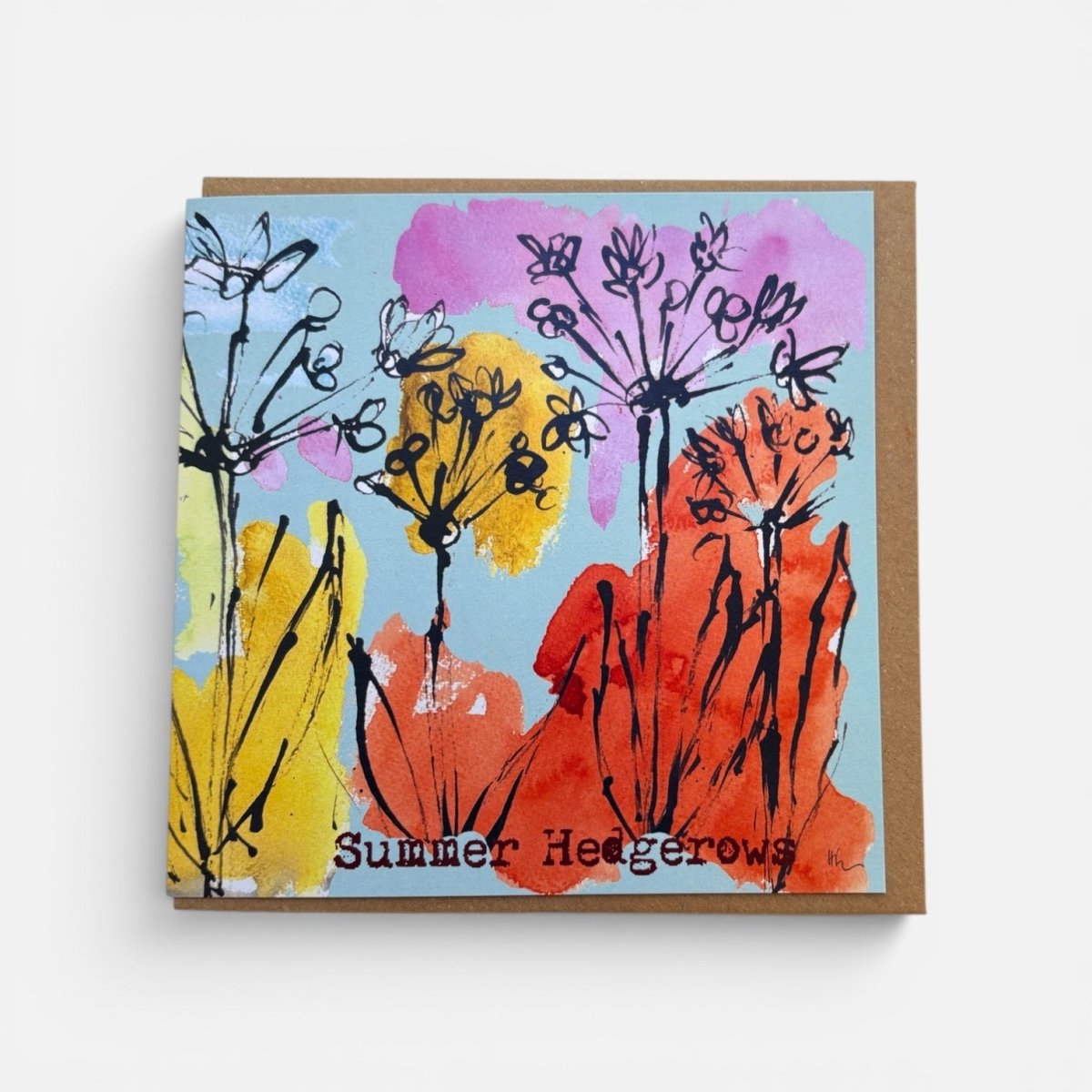 Summer Hedgerow Card - The Proverbial Hare_just makers