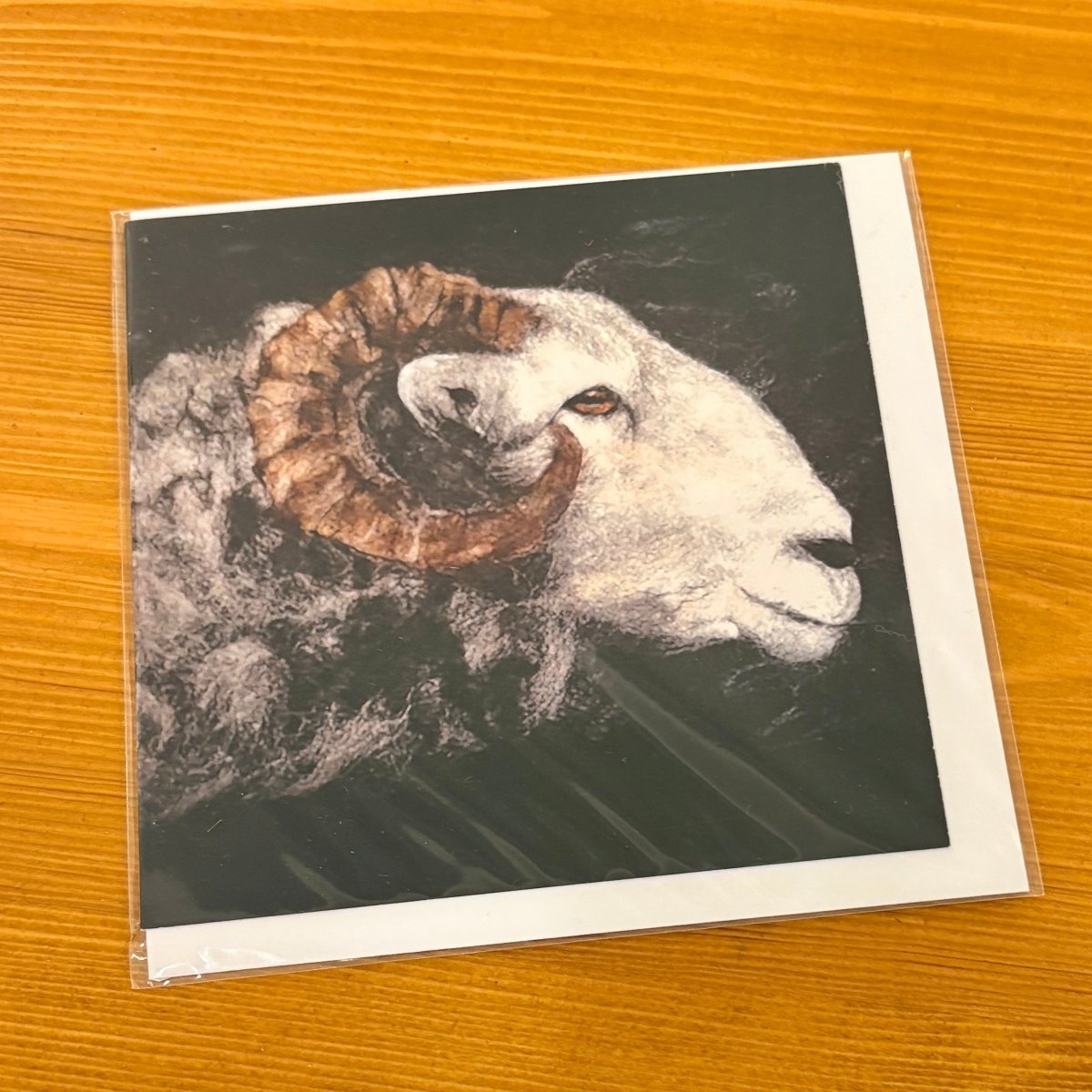 Swaledale Sheep Greeting Card - Pam Chilton_just makers