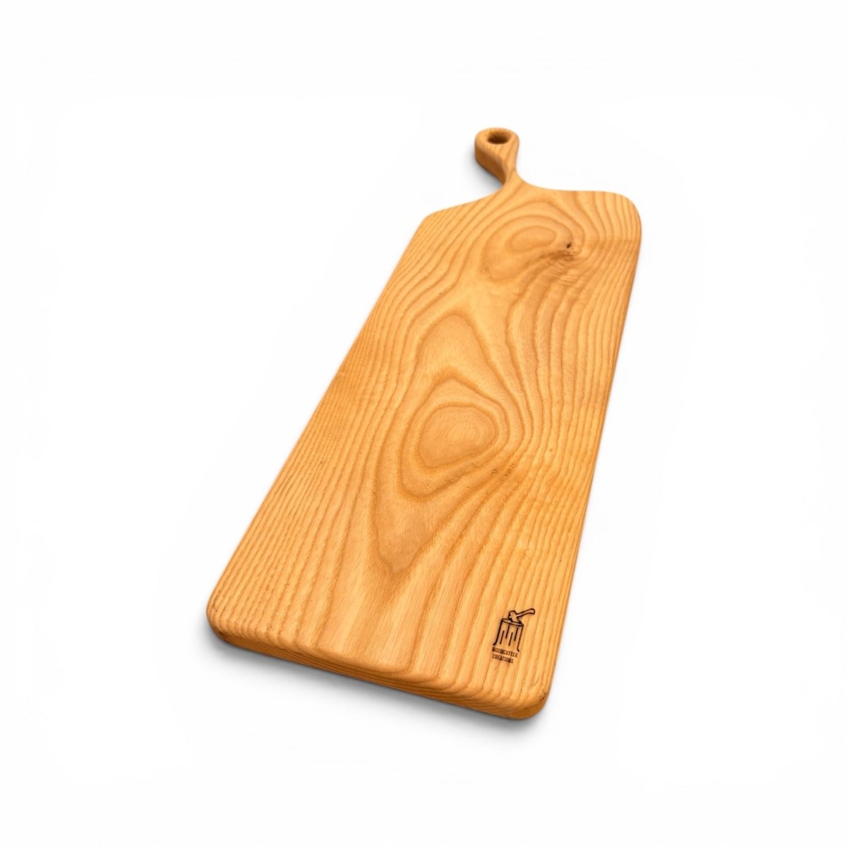 Sycamore Handled Chopping Board Large - Woodcutter Creations_Just Makers