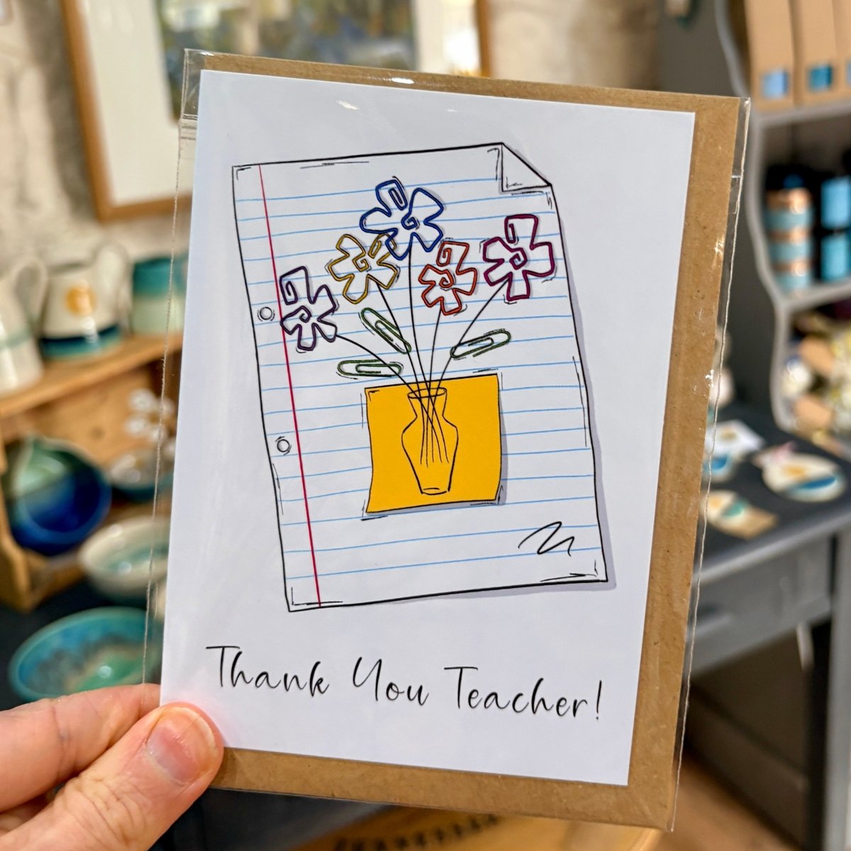 Thank you Teacher Card - HD Designs_Just Makers