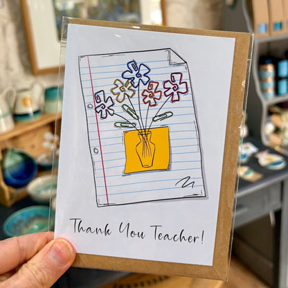 Thank you Teacher Card - HD Designs_Just Makers