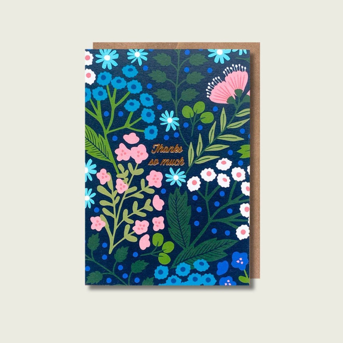 Thanks so Much Greeting Card - Maggie Magoo Designs_Just Makers