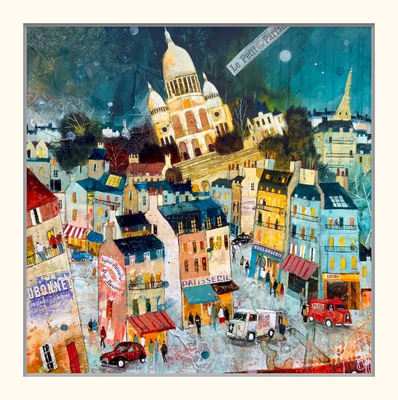 The Lost Baguette, Paris Mounted Print - Richard Burel_Just Makers