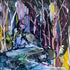 Through the Wilderness alcohol ink painting by Minu Achrekar