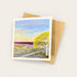Greeting card with a scenic illustration and &