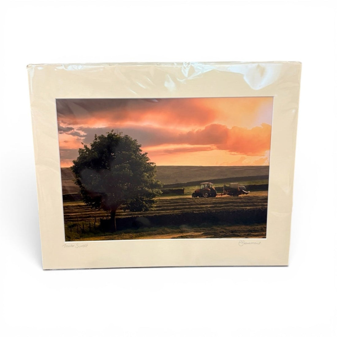 Tractor Sunset Photograph - Paula Beaumont Adventures_JustMakers