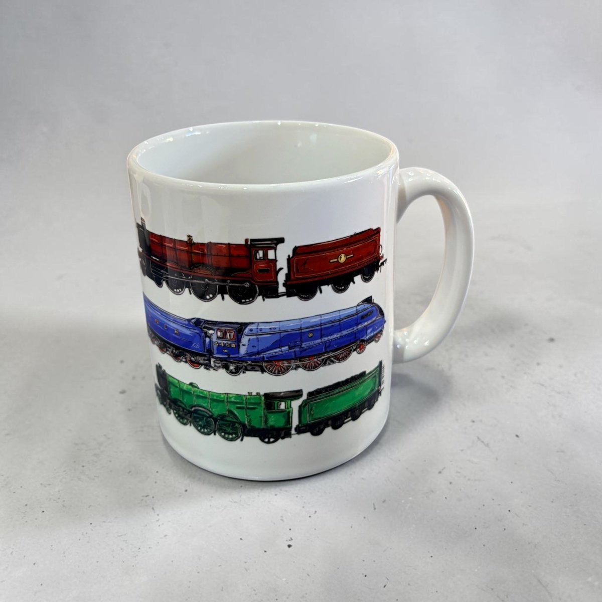 Trains Ceramic Mug - HD Designs_Just Makers