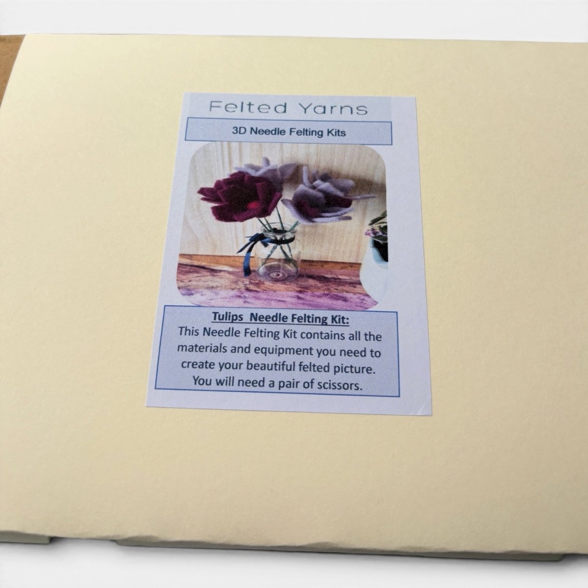 Tulips 3D Felting Kit - Felted Yarns_Just Makers