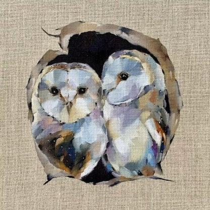 Two Owls Greeting Card - Just Makers Katherine Whitby
