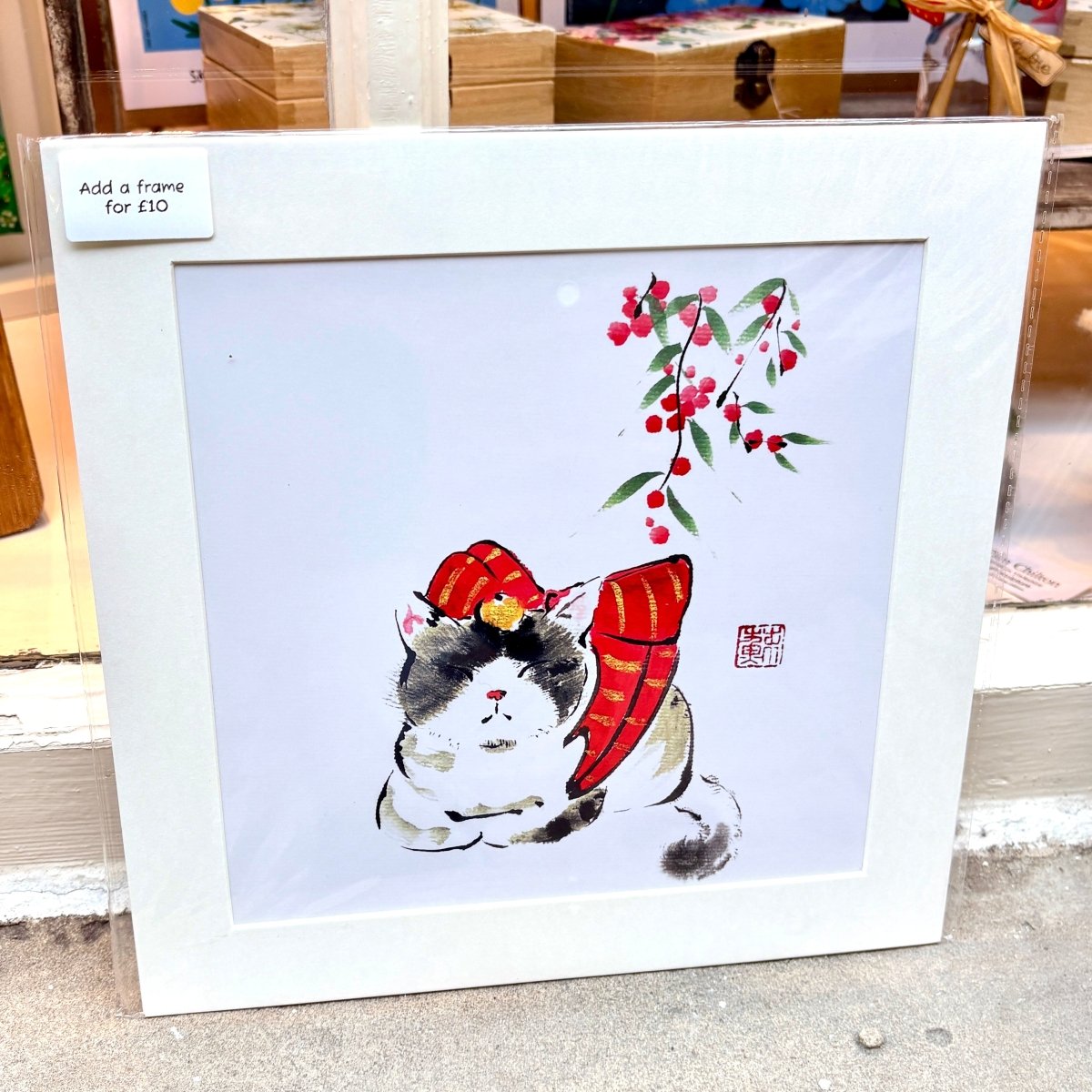 Unframed Cat Art Print - Su Yao_Just Makers