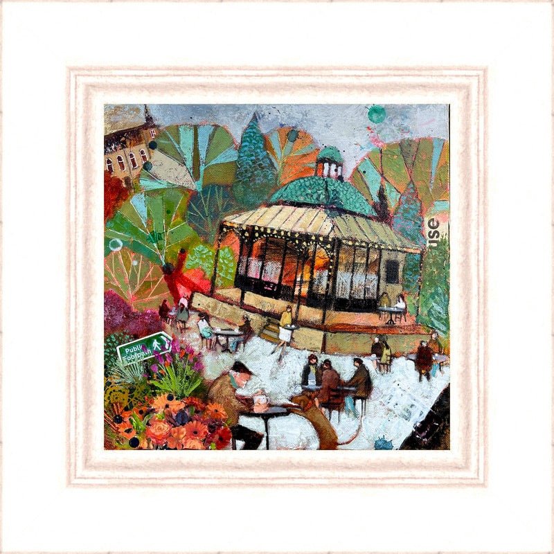Valley Gardens Cafe Original Painting - Richard Burel_Just Makers