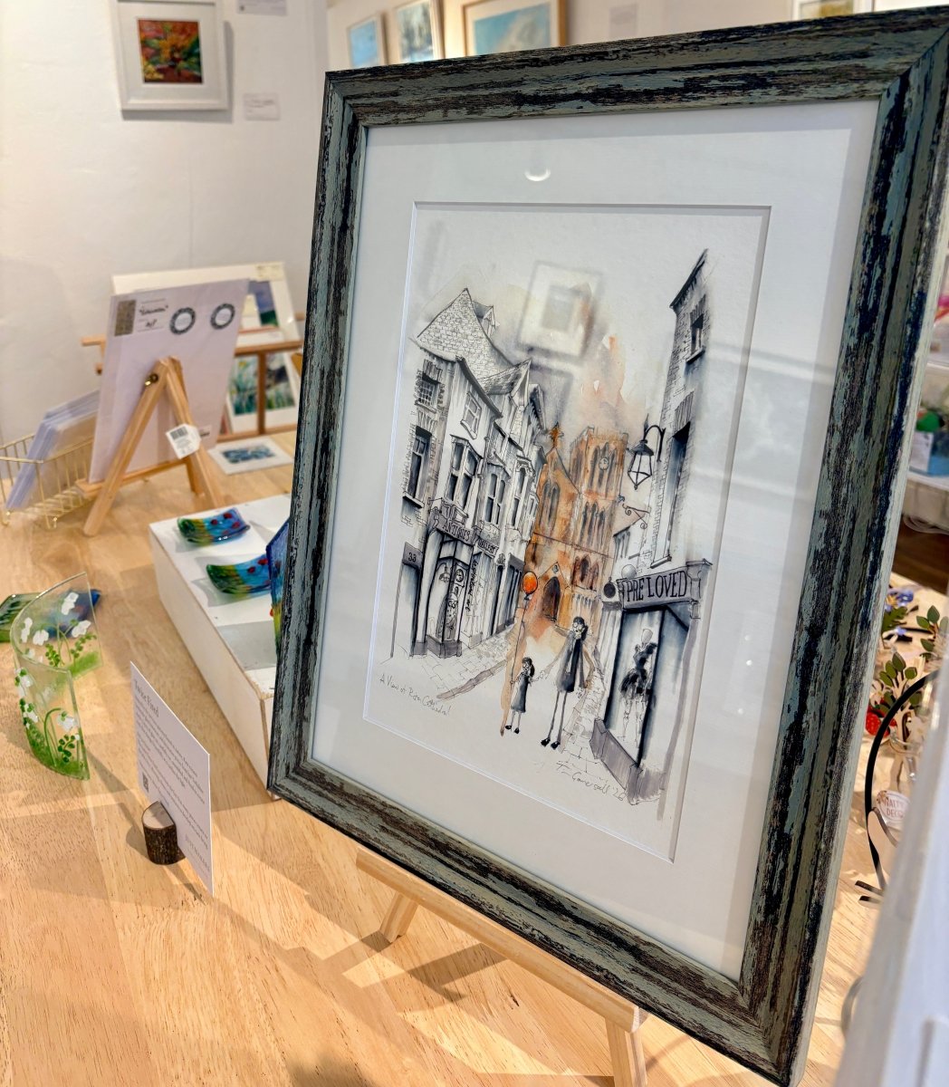 View of Ripon Cathedral Framed Giclee Print - Tim Gomersall Art_Just Makers