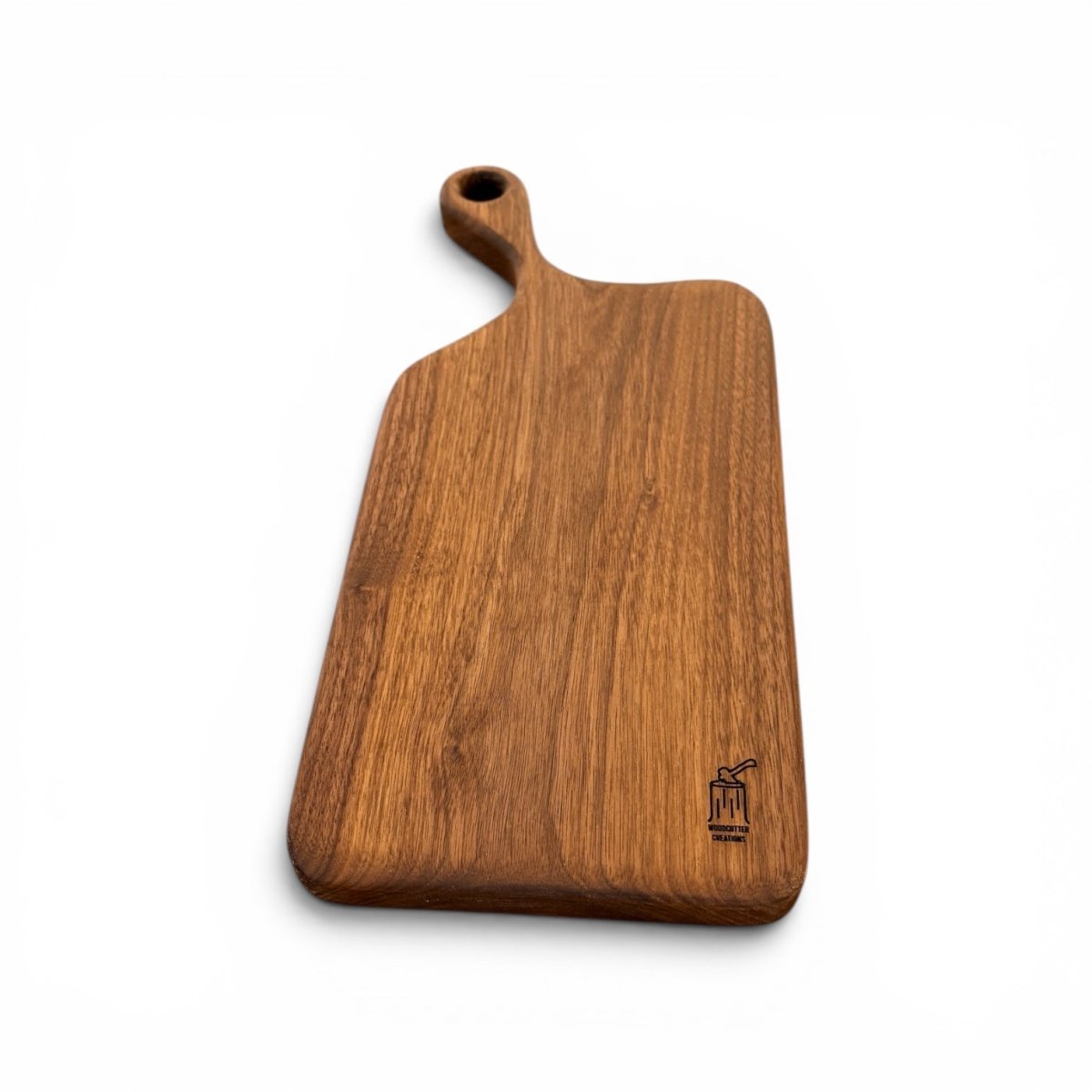 Walnut Wood Handled Board Medium - Woodcutter Creations_Just Makers