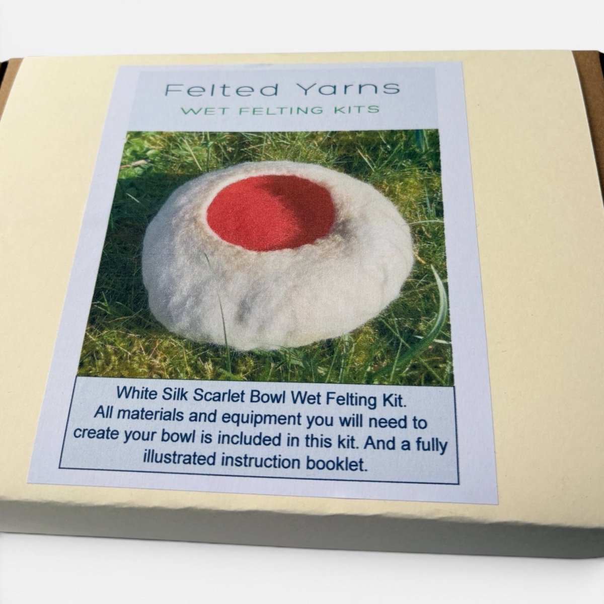Wet Felting Bowl Kit - Felted Yarns_Just Makers