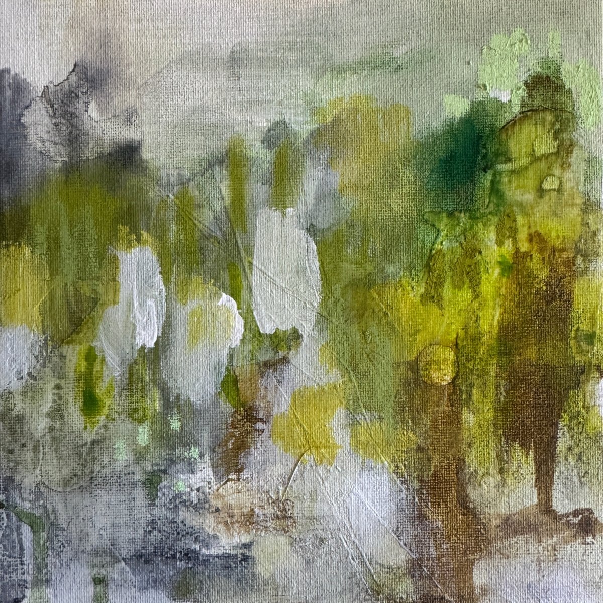 Whispers on the Moor No. 6 Mixed Media Painting - Lisa Metcalfe_Just Makers