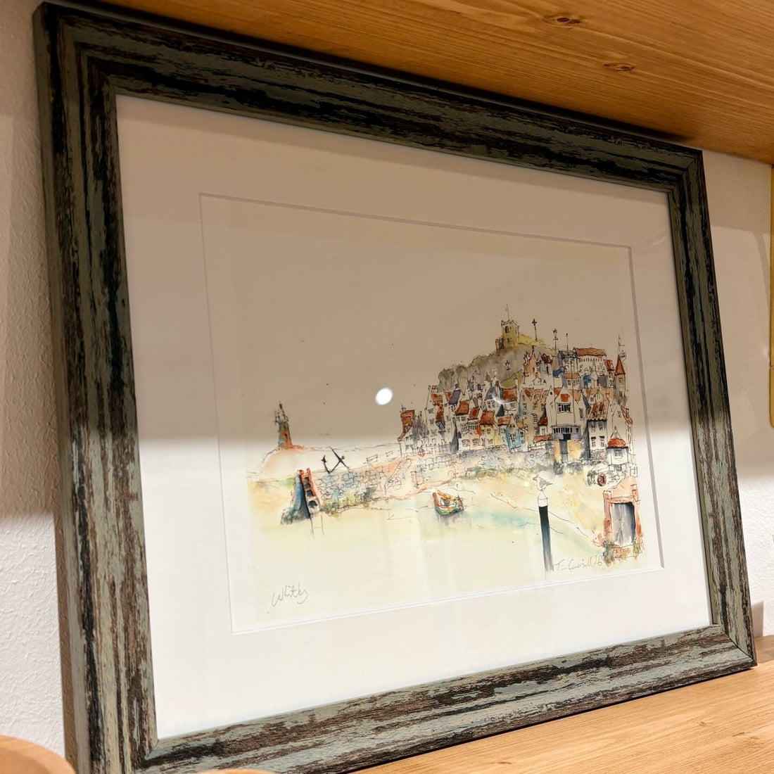 Whitby Large Framed Print - Tim Gomersall Art_Just Makers