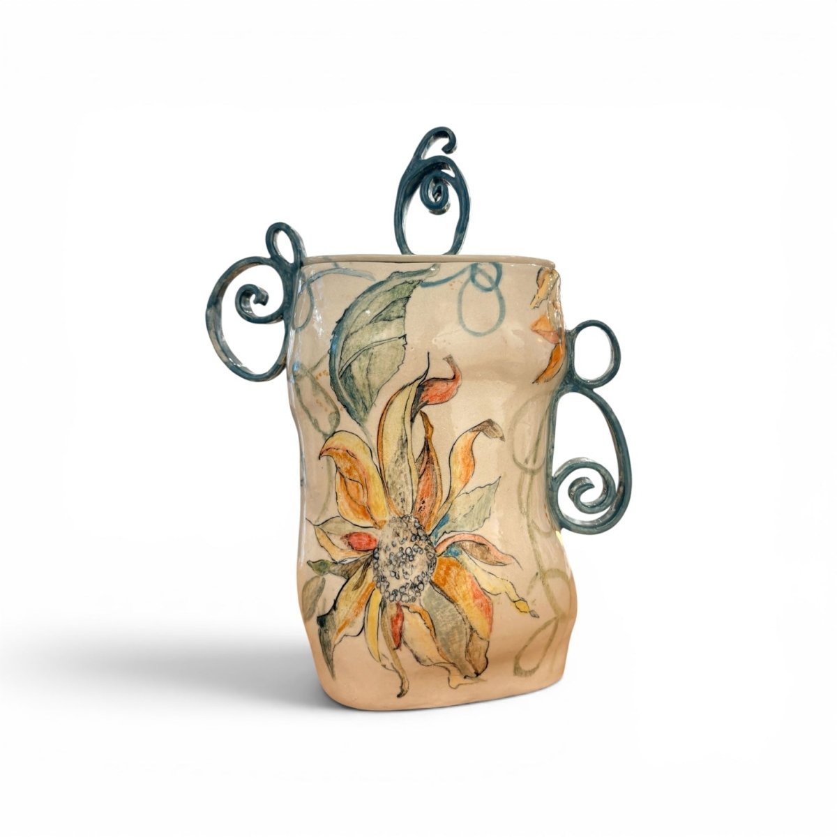 Wildwood Lidded Jar - Kissed Frog Ceramics_Just Makers