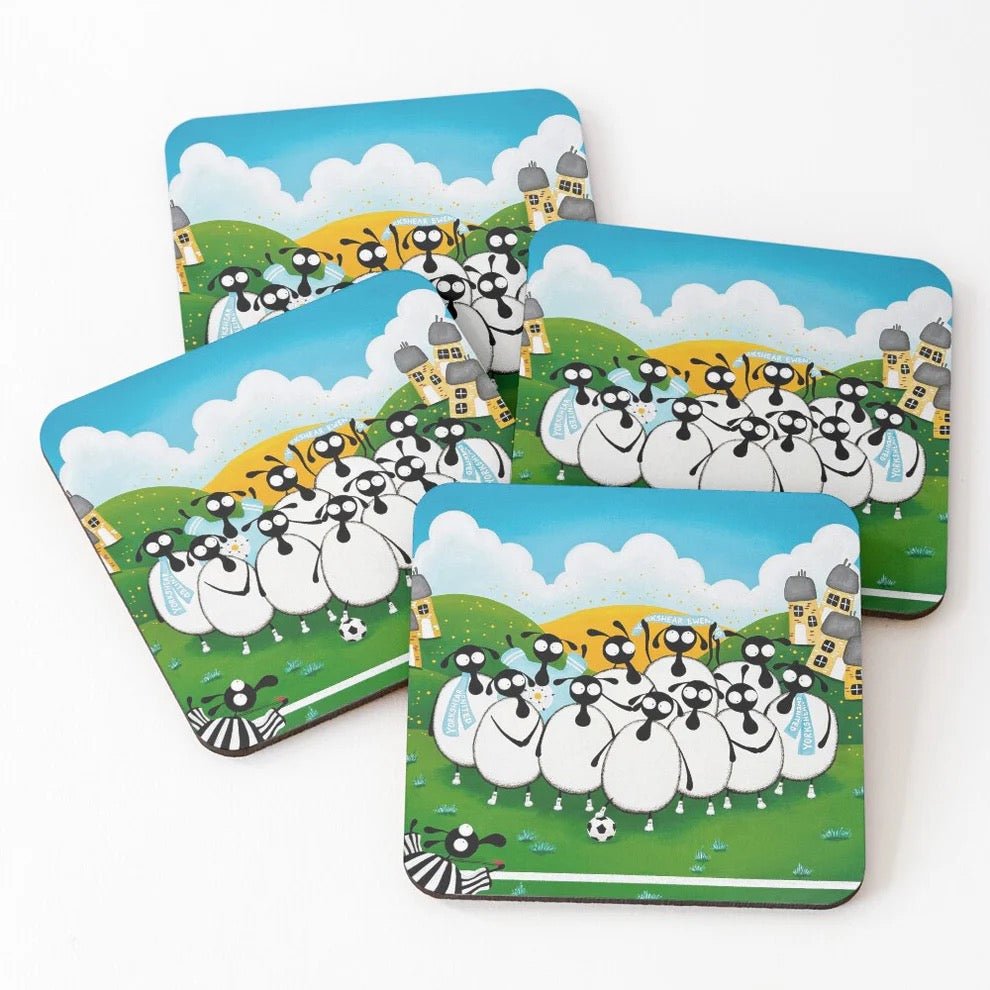 Yorkshear Ewenited Coaster - Mervyn Tay Art_Just Makers